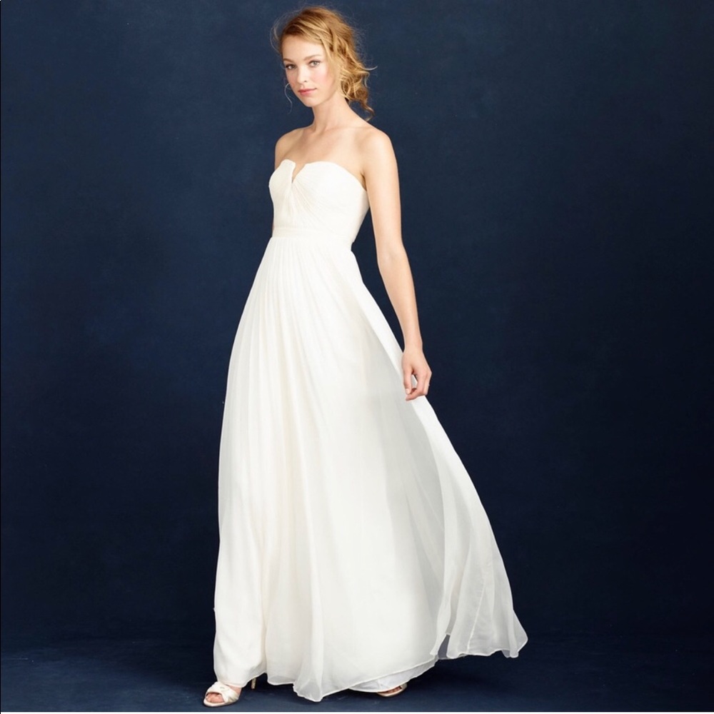 J Crew Nadia Ivory Wedding dress
